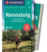 Wanderführer KOMPASS Wanderführer 5259 Rennsteig, 10 Etappen KOMPASS freytag & berndt