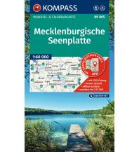 Hiking Maps Germany Kompass-Kartenset 865, Mecklenburgische Seenplatte 1:60.000 Kompass-Karten GmbH