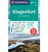 Hiking Maps Carinthia Kompass-Kartenset 294, Klagenfurt und Umgebung 1:50.000 Kompass-Karten GmbH