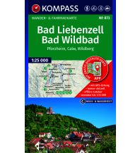 KOMPASS Wanderkarte 873 Bad Liebenzell/Bad Wildbad 1:25.000 KOMPASS freytag & berndt