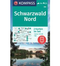 Wanderkarten Schwarzwald - Schwäbische Alb Kompass-Kartenset 886, Schwarzwald Nord 1:50.000 KOMPASS freytag & berndt