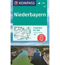 Hiking Maps Upper Austria Kompass-Kartenset 160, Niederbayern 1:50.000 Kompass-Karten GmbH