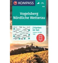 Hiking Maps KOMPASS Wanderkarte 846 Vogelsberg, Nördliche Wetterau Kompass-Karten GmbH