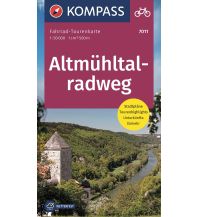 Cycling Maps Germany Fahrrad-Tourenkarte Altmühltalradweg Kompass-Karten GmbH