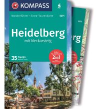 Wanderführer KOMPASS Wanderführer Heidelberg mit Neckarsteig, 35 Touren KOMPASS freytag & berndt