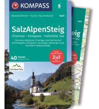 Hiking Guides KOMPASS Wanderführer 5431 SalzAlpenSteig, Chiemsee, Königssee, Hallstätter See, 40 Touren Kompass-Karten GmbH