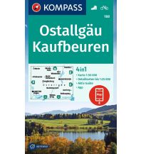 Wanderkarten KOMPASS Wanderkarte 188 Ostallgäu, Kaufbeuren KOMPASS freytag & berndt
