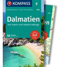 Hiking Maps Croatia KOMPASS Wanderführer Dalmatien mit Inseln, Velebit-Gebirge und Plitvicer Seen, 55 Touren mit Extra-Tourenkarte Kompass-Karten GmbH