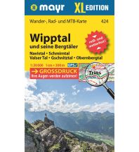 Wanderkarten Mayr Wanderkarte 424, Wipptal 1:25.000 KOMPASS freytag & berndt