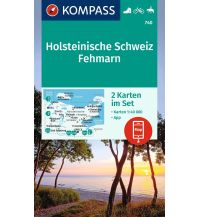 Wanderkarten Deutschland Kompass-Kartenset 740, Holsteinische Schweiz, Fehmarn 1:40.000 KOMPASS freytag & berndt