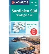 Hiking Maps Italy Kompass-Kartenset 2499, Sardinien Süd/Sardegna Sud 1:50.000 Kompass-Karten GmbH