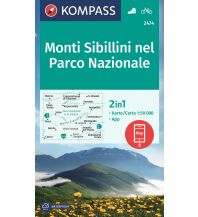 Hiking Maps Apennines Kompass-Karte 2474, Monti Sibillini nel Parco Nazionale 1:50.000 Kompass-Karten GmbH