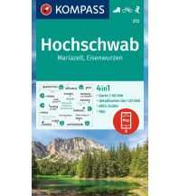 Wanderkarten Steiermark Kompass-Karte 212, Hochschwab, Mariazell, Eisenwurzen 1:50.000 KOMPASS freytag & berndt