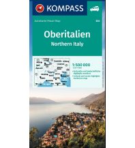 Straßenkarten Italien KOMPASS Autokarte Oberitalien, Italia settentrionale, Northern Italy, Italie du Nord 1:500.000 KOMPASS freytag & berndt