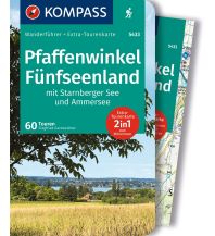 Wanderführer KOMPASS Wanderführer Pfaffenwinkel, Fünfseenland, Starnberger See, Ammersee, 60 Touren KOMPASS freytag & berndt