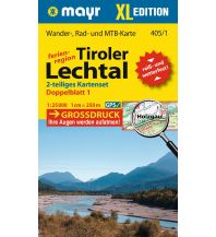 Wanderkarten Vorarlberg Mayr Wander-, Rad- und MTB-Karte XL 405, Tiroler Lechtal 1:25.000 KOMPASS freytag & berndt