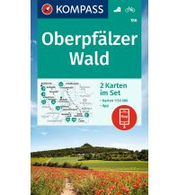 Wanderkarten Bayern Kompass-Kartenset 186, Oberpfälzer Wald 1:50.000 KOMPASS freytag & berndt
