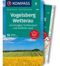 Hiking Guides KOMPASS Wanderführer Vogelsberg-Wetterau, 55 Touren mit Extra-Tourenkarte Kompass-Karten GmbH
