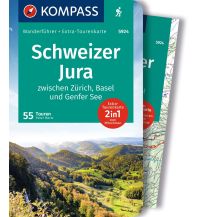 Wanderführer KOMPASS Wanderführer Schweizer Jura, 55 Touren KOMPASS freytag & berndt