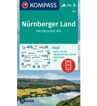 Wanderkarten Bayern Kompass-Karte 172, Nürnberger Land, Hersbrucker Alb 1:50.000 KOMPASS freytag & berndt