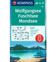 Hiking Maps Salzkammergut Kompass-Karte 018, Wolfgangsee, Fuschlsee, Mondsee 1:25.000 Kompass-Karten GmbH