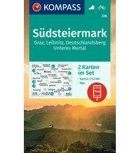 Wanderkarten Steiermark Kompass-Kartenset 226, Südsteiermark 1:50.000 KOMPASS freytag & berndt