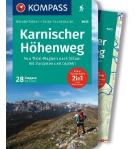 Weitwandern Kompass Wanderführer 5633, Karnischer Höhenweg KOMPASS freytag & berndt