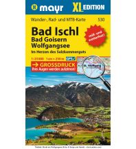Hiking Maps Salzburg Mayr Wander-, Rad- und MTB-Karte 530, Bad Ischl, Bad Goisern, Wolfgangsee XL 1:25.000 Mayr Verlag