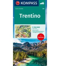Straßenkarten Italien KOMPASS Autokarte Trentino 1:150.000 Kompass-Karten GmbH