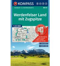 Wanderkarten Bayern Kompass-Karte 07, Werdenfelser Land mit Zugspitze 1:25.000 KOMPASS freytag & berndt
