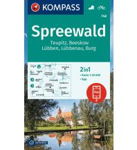 Hiking Maps Germany Kompass-Karte 748, Spreewald 1:50.000 Kompass-Karten GmbH