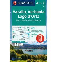Wanderkarten Italien Kompass-Karte 97, Varallo, Verbania, Lago d'Orta 1:50.000 KOMPASS freytag & berndt