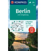 Wanderkarten Deutschland Kompass-Kartenset 700, Berlin und Umgebung 1:50.000 KOMPASS freytag & berndt