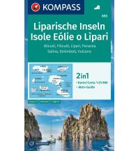 Hiking Maps Italy Kompass-Karte 693, Liparische Inseln/Isole Eólie o Lìpari 1:25.000 Kompass-Karten GmbH