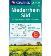 Wanderkarten Deutschland Kompass-Karte 755, Niederrhein Süd, Naturpark Maas-Schwalm-Nette 1:50.000 KOMPASS freytag & berndt
