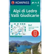 Wanderkarten Italien Kompass-Karte 071, Alpi di Ledro, Valli Giudicarie 1:35.000 KOMPASS freytag & berndt