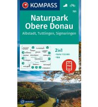 Wanderkarten Österreich Kompass-Karte 781, Naturpark Obere Donau, Albstadt, Tuttlingen, Sigmaringen 1:50.000 KOMPASS freytag & berndt