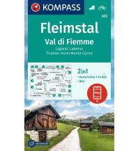 Wanderkarten Südtirol & Dolomiten Kompass-Karte 655, Fleimstal/Val di Fiemme, Lagorai, Latemar 1:25.000 KOMPASS freytag & berndt