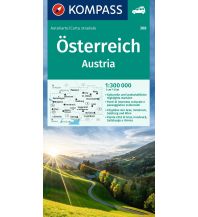 Straßenkarten KOMPASS Autokarte Österreich 1:300.000 KOMPASS freytag & berndt