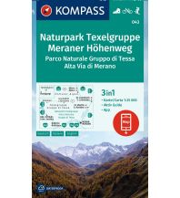 Hiking Maps South Tyrol + Dolomites Kompass-Karte 043, Naturpark Texelgruppe, Meraner Höhenweg 1:25.000 Kompass-Karten GmbH