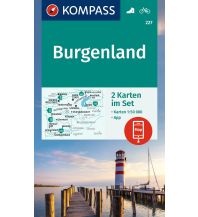 Hiking Maps Styria Kompass-Kartenset 227, Burgenland 1:50.000 Kompass-Karten GmbH
