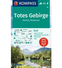 Wanderkarten Steiermark Kompass-Karte 19, Totes Gebirge, Almtal, Stodertal 1:50.000 KOMPASS freytag & berndt