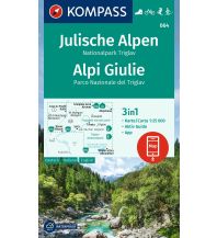 Hiking Maps Slovenia Kompass-Karte 064, Julische Alpen, Nationalpark Triglav 1:25.000 Kompass-Karten GmbH