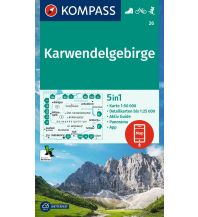 Wanderkarten Tirol Kompass-Karte 26, Karwendelgebirge 1:50.000 KOMPASS freytag & berndt