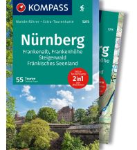 Wanderführer KOMPASS Wanderführer Nürnberg, Frankenalb, Frankenhöhe, Steigerwald, Fränkisches Seenland, 55 Touren mit Extra-Tourenkarte Kompass-Karten GmbH