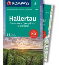 Wanderführer KOMPASS Wanderführer Hallertau, Donaumoos, Spargelland, Hopfenland, 55 Touren mit Extra-Tourenkarte KOMPASS freytag & berndt