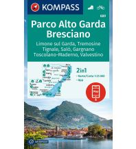 Wanderkarten Italien Kompass-Karte 689, Parco Alto Garda Bresciano 1:25.000 KOMPASS freytag & berndt