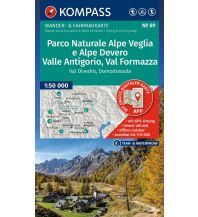 KOMPASS Wanderkarte 89 Parco Naturale Alpe Veglia e Alpe Devero, Valle Antigorio, Val Formazza, Val Divedro, Domodossola 1:50.000 KOMPASS freytag & berndt
