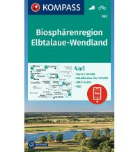Wanderkarten Schleswig-Holstein Kompass-Karte 862, Biosphärenregion Elbtalaue-Wendland 1:50.000 KOMPASS freytag & berndt