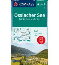 Wanderkarten Kärnten Kompass-Karte 62, Ossiacher See, Feldkirchen in Kärnten 1:25.000 KOMPASS freytag & berndt